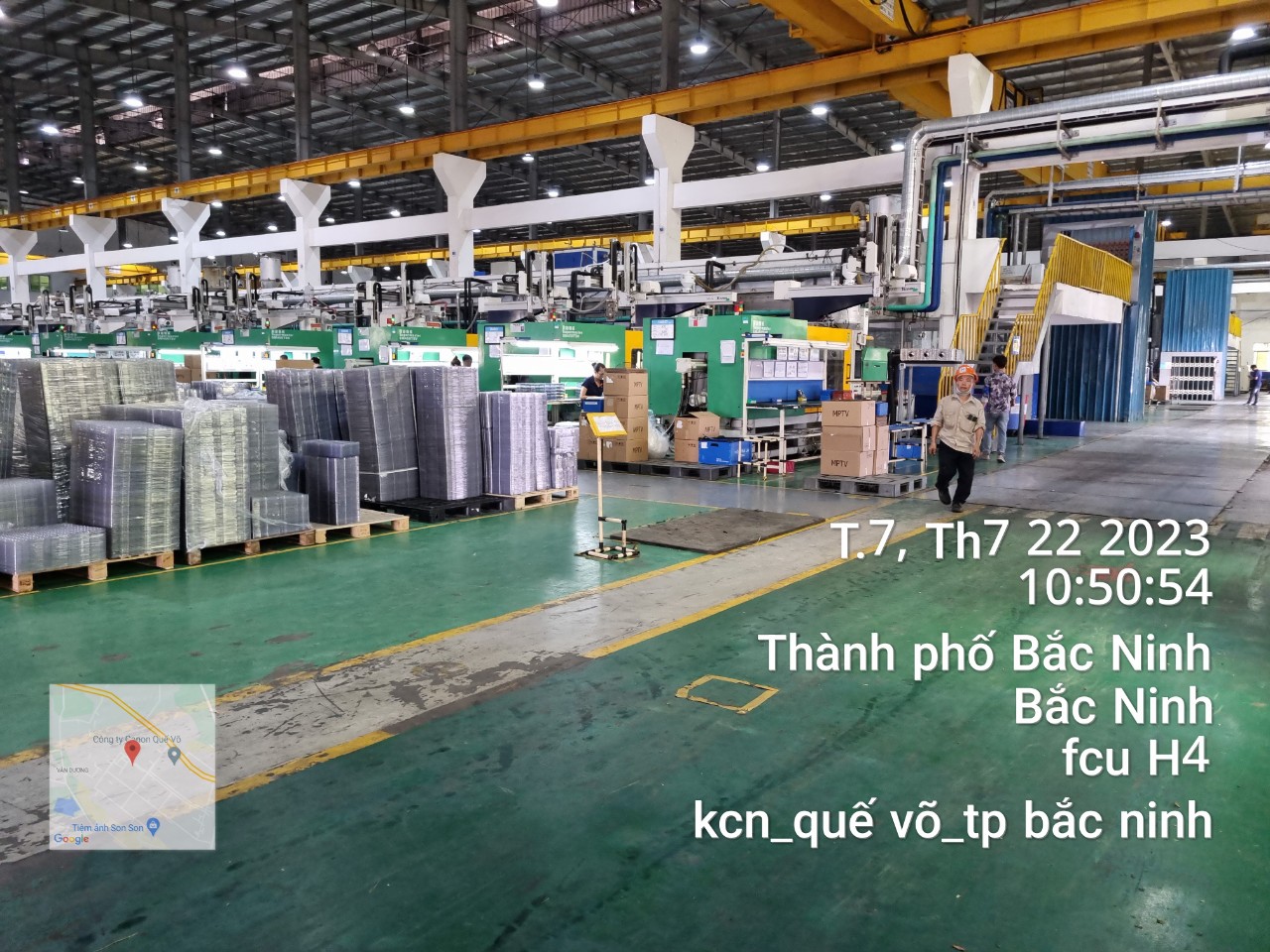 Đội ngũ kỹ sư Trường An Comcons hướng dẫn vận hành và chuyển giao công nghệ cho nhà máy