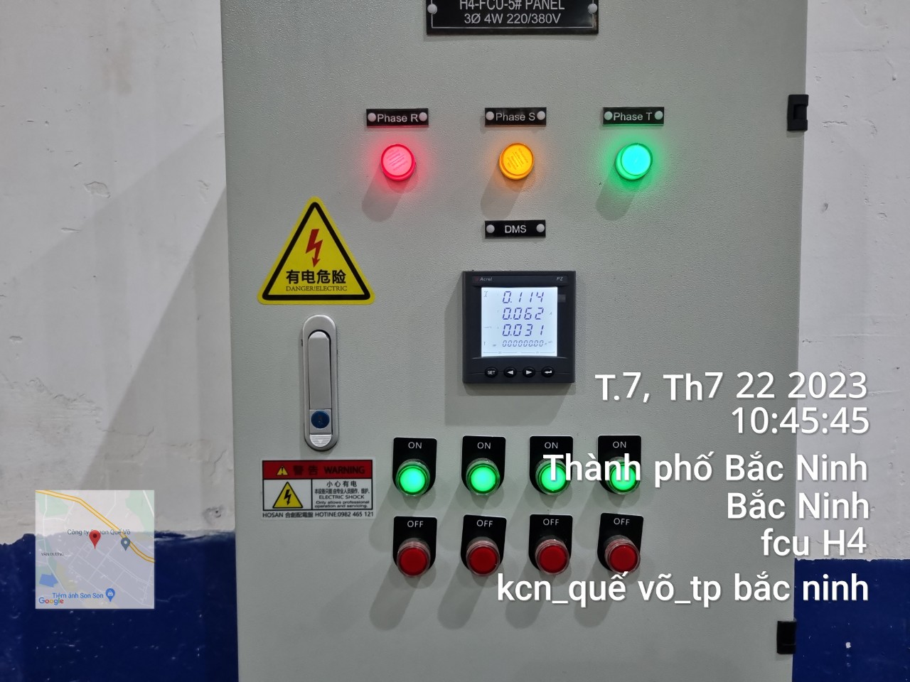 Chạy thử nghiệm liên động toàn tải 72 giờ hệ thống Chiller và AHU nhà xưởng H1, H2, H4
